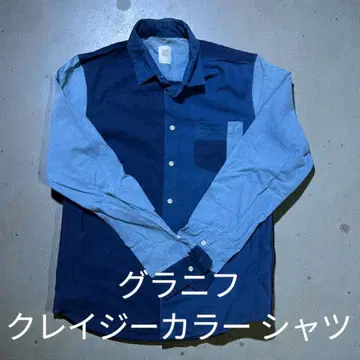 그라니프 셔츠 크레이지 패턴 남성용 S