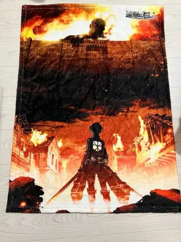 진격의 거인 복슬복슬 무릎담요 새상품급