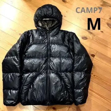 CAMP7 캠프세븐 리버서블 다운 M 블랙 짧은 기장 아카이브