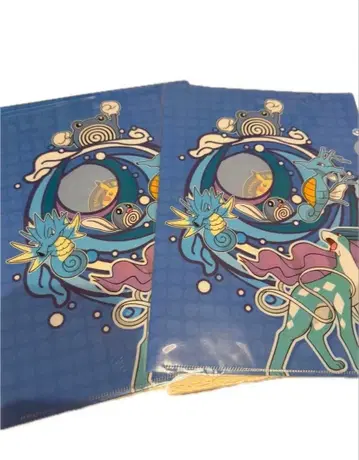 포켓몬 센터 한정판 클리어 파일 세트 9장