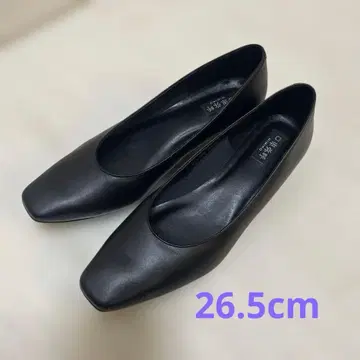 히미코 블랙 펌프스 26.5cm