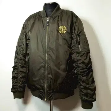 골드짐 MA-1 플라이트 자켓 L 올리브 카키 모스그린