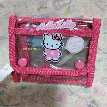 미사용 레트로 산리오 Hello Kitty 지갑 1996년제