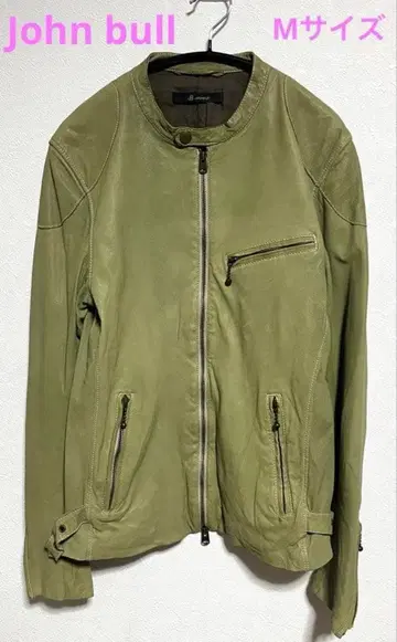 John bull 젬블 올리브 옐로우 그린 그린 가죽 M 사이즈 남성용