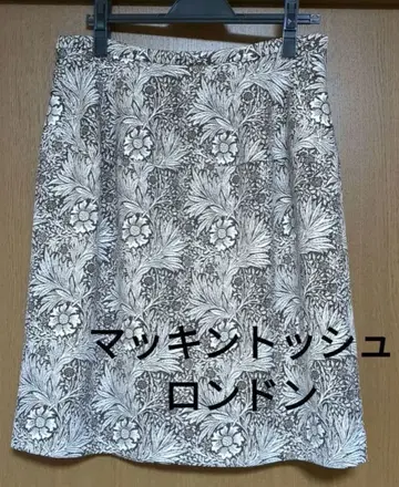 새상품급 매킨토시 런던 보태니컬 무늬 스커트 46