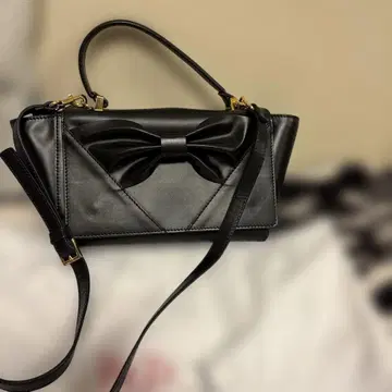 RED VALLENTINO 리본 블랙 숄더백