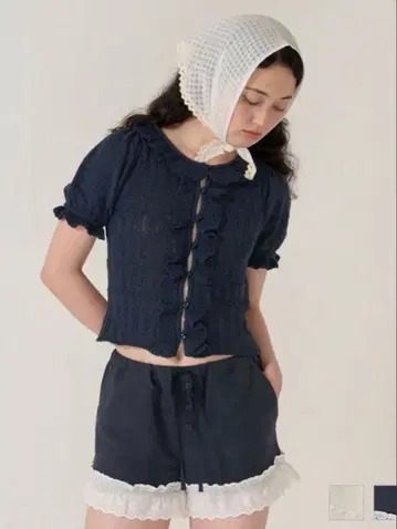 레이스 숏팬츠 TINA:JOJUN 연말 가격 인하 중