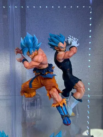 드래곤볼 VS 옴니버스 초 A상 손오공 블루 & 베지터 블루 상자 없음