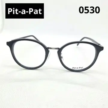 Pit-a-Pat 블랙 오벌 안경 0530