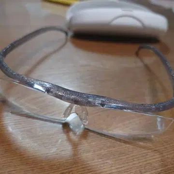 하즈키 루페 일본제 실버 그레이 안경 1.6X