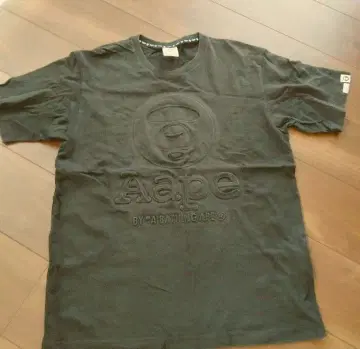 Aape 블랙 T셔츠 L