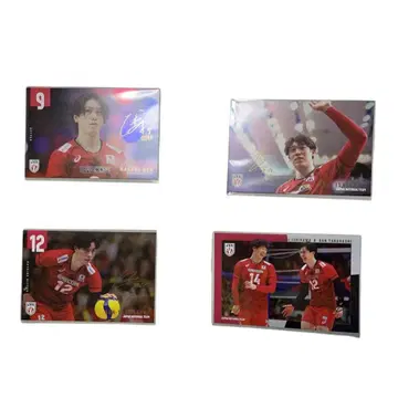 [ 4장 ] 배구 남자 일본 대표 엽서 컬렉션 이시카와 유키 타카하시 란