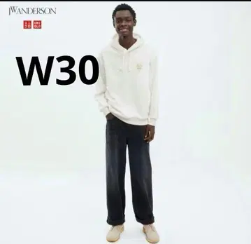 유니클로 앤더슨 와이드 핏 청바지