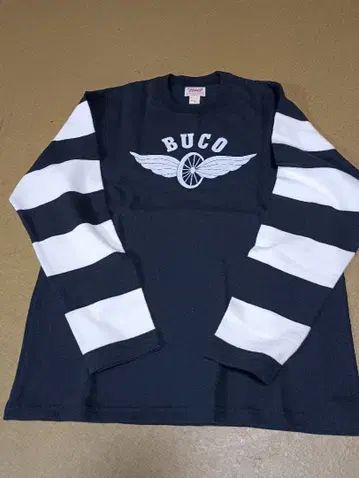 리얼맥코이 2025 BUCO 블랙/화이트 긴팔 론T