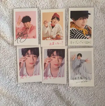 니시야마 코타로 폴라로이드풍 카드 묶음 판매