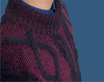 milok 케이블 니트 스웨터