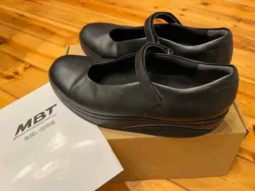 MBT 블랙 메리제인 신발