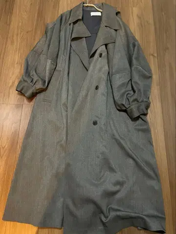 ETRE TOKYO 울 치노 컨셔스 슬리브 트렌치코트