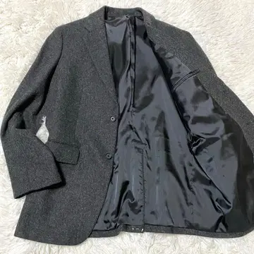 유니클로 테일러드 자켓 헤링본 그레이 L