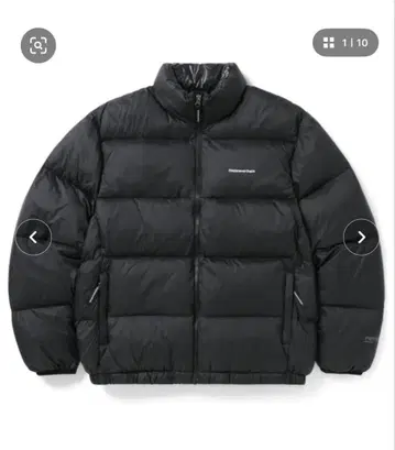 블랙 다운 자켓