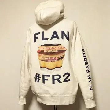 FR2 FLAN 푸딩 후드티 XL 토끼 에프알2 플란