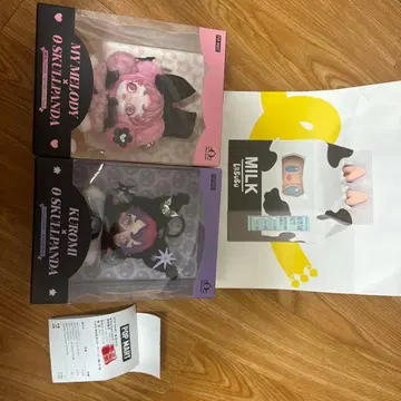 SKULLPANDA 마이멜로디 & 쿠로미 세트 스컬팬더