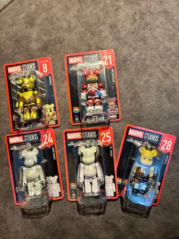 훼미리마트 제일복권 베어브릭 MARVEL