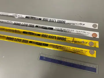 DOME LIVE 2018 사인 포함 리스트 밴드 세트