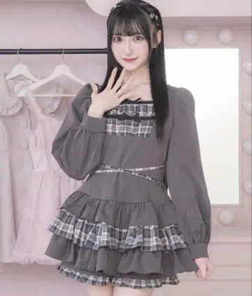 사다리 리본 티어드 셋업 pium