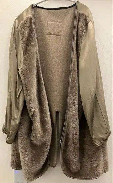 구제 의류 90sLONDON FOG 베이지 퍼 라이너 보아 빈티지