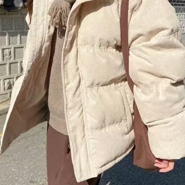 PREMIUM DESIGN BY SONA 다운 자켓 베이지