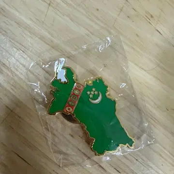 투르크메니스탄 엑스포 핀 배지