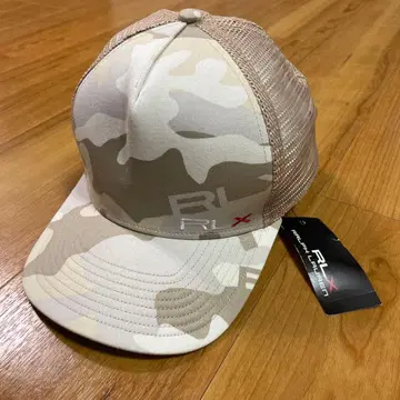 RLX 베이지 카모플라쥬 메쉬 캡 새상품 택 포함