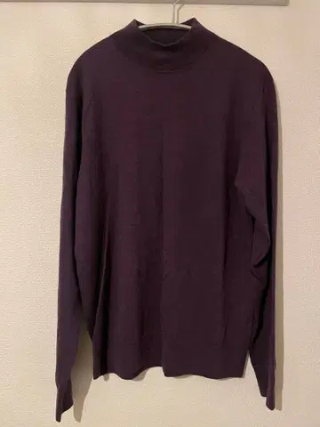 DRIES VAN NOTEN 퍼플 터틀넥 스웨터