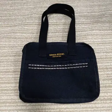 소니아 리키엘 SONIA RYKIEL 블랙 패브릭 백