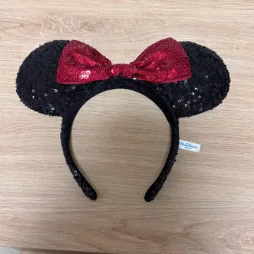 디즈니 미니 스팽글 머리띠