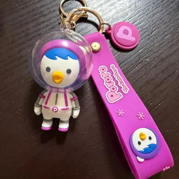 [한국 한정판] 페티 스트랩 보라색 폼폼 폴로로 pororo