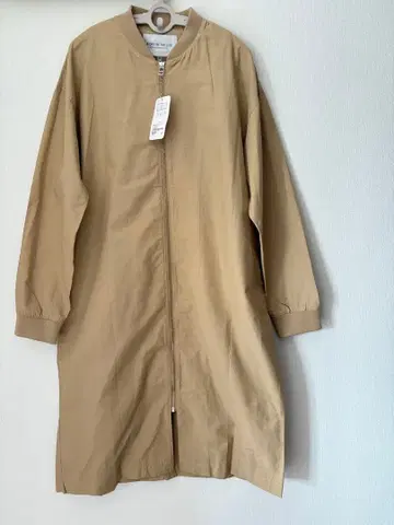 새상품 UNITED ARROWS 코튼 나일론 롱 블루종