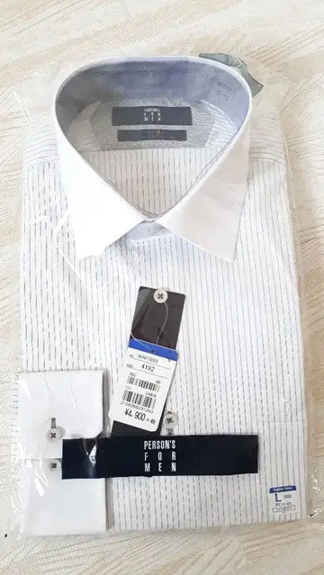 미사용 새상품 PERSON'S FOR MEN 긴팔 셔츠 스타일리시 셔츠