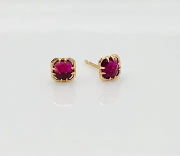 인기 agete k10 루비 귀걸이 아가트