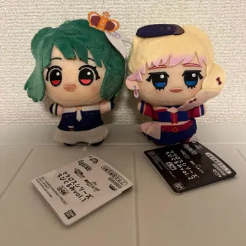 마크로스 시리즈 SD 인형 란카 셰릴 2체 세트