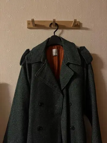 ameri vintage 그린 롱 코트