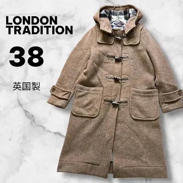 LONDON TRADITION 더플 코트 영국제 38 브라운