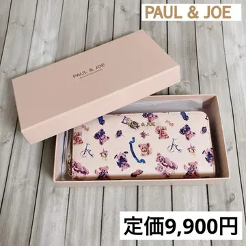 새상품 PAUL&JOE 베어 프린트 롱 월렛 정가 9,900엔