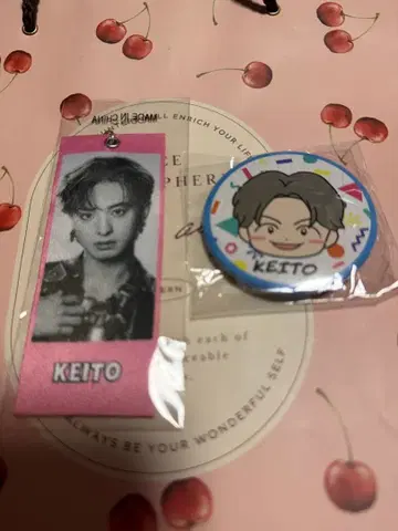 기무라 케이토 메지루시 택 캔뱃지