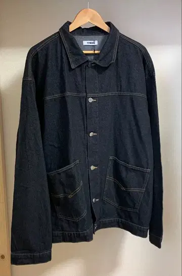 NO NEED 블랙 데님 자켓 M 사이즈