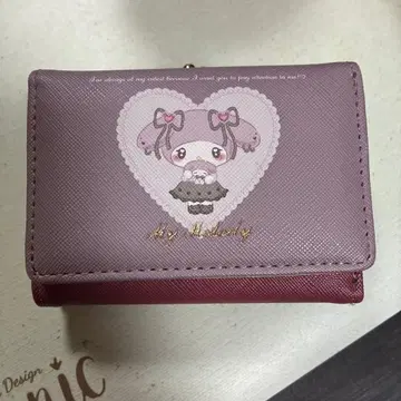 마이멜로디 3단 폴더형 가마구치 지갑