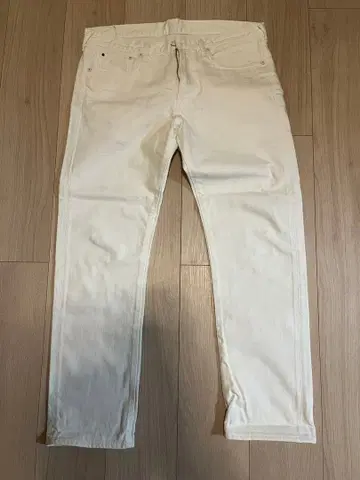 45rpm 화이트 데님 팬츠 사이즈 32