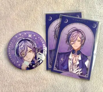 3SKM IMPACT 월조 사진풍 카드 캔뱃지 사카키네스