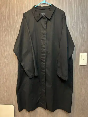 무인양품 나무 열매로 만든 카포크 혼방 스텐카라 코트